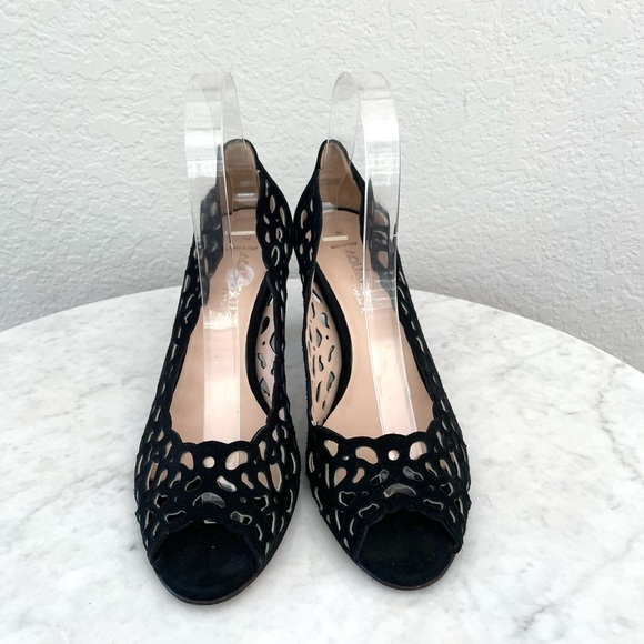 Aquatalia Lattice Suede Pumps Size 7 - Picture 2 of 8